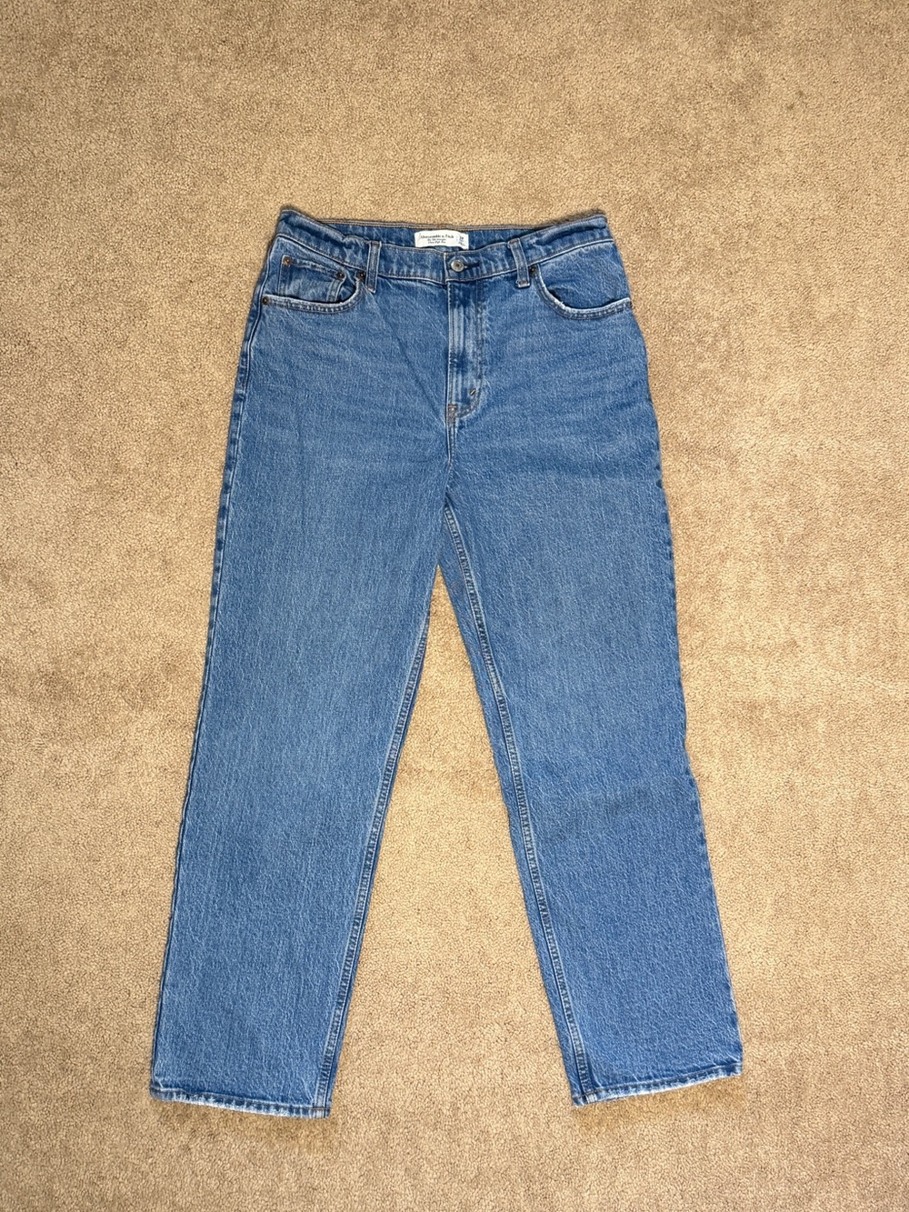 Abercrombie & Fitch 90's straight ultra high rise jeans